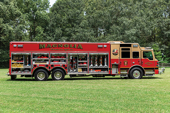 Non-Walk-In Rescue Fire Truck Comprtmentation