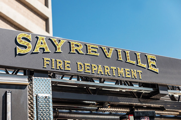 Sayreville Fire Department Aerial Gold Leaf Graphics