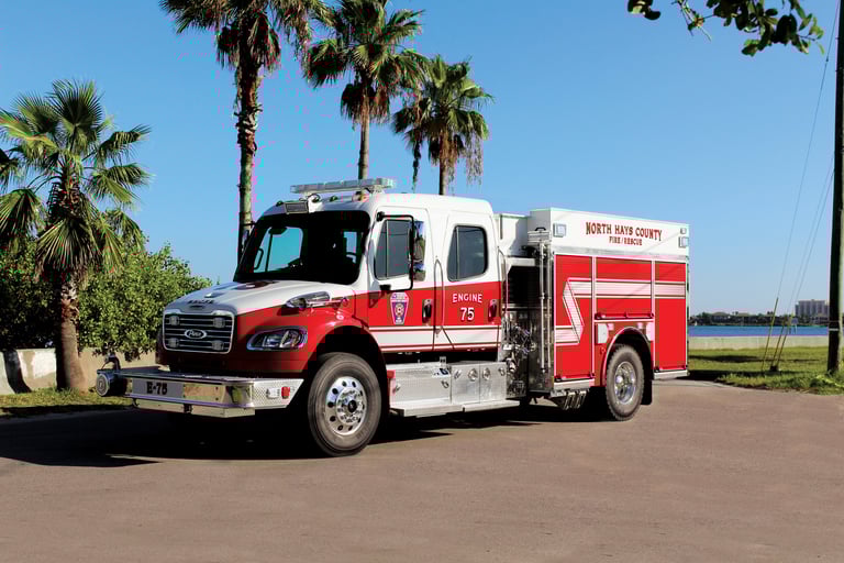 Freightliner Commercial Fire Truck Chassis Pierce Mfg