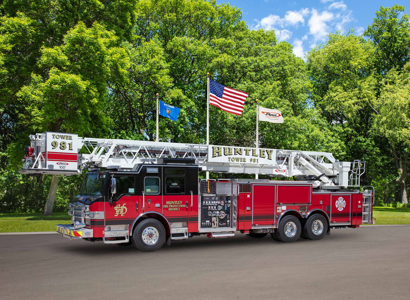 Huntley Fire Protection District - Aerial – Aerial | Pierce | Huntley, Illinois