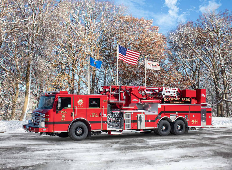 Norwood Park Fire Protection District - Aerial – Aerial | Pierce | Harwood Heights, Illinois