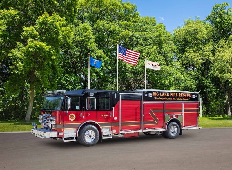 Big Lake Fire Department - Pumper – Pumper | Pierce | Big Lake, Minnesota