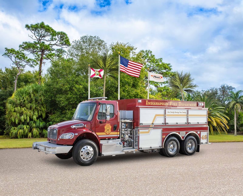 Indianapolis Fire Department - Tanker – Tanker | Pierce | Indianapolis, Indiana