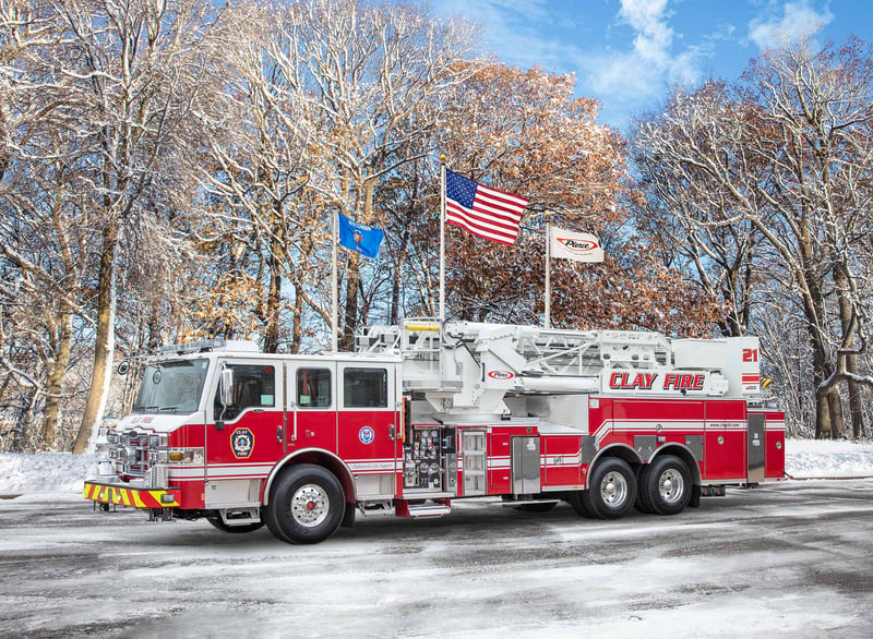 Clay Fire Territory - Aerial – Aerial | Pierce | South Bend, Indiana