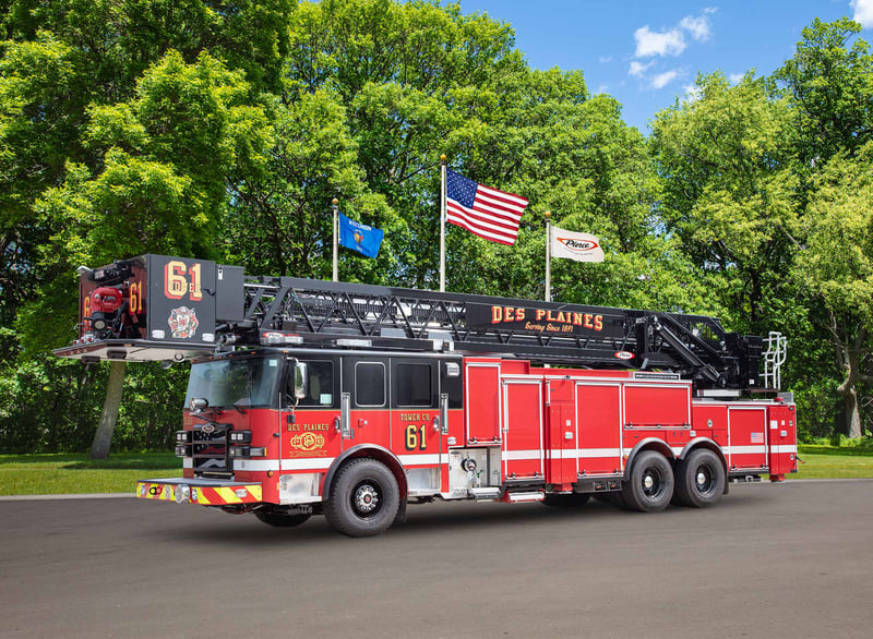 Des Plaines Fire Department - Aerial – Aerial | Pierce | Des Plaines, Illinois