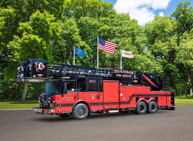 Dickinson Fire Department - Aerial – Aerial | Pierce | Dickinson, North Dakota