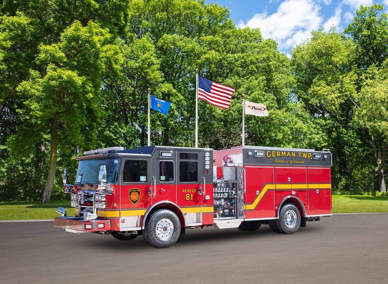 German Township Volunteer Fire Department - Pumper – Pumper | Pierce | Taylorsville, Indiana
