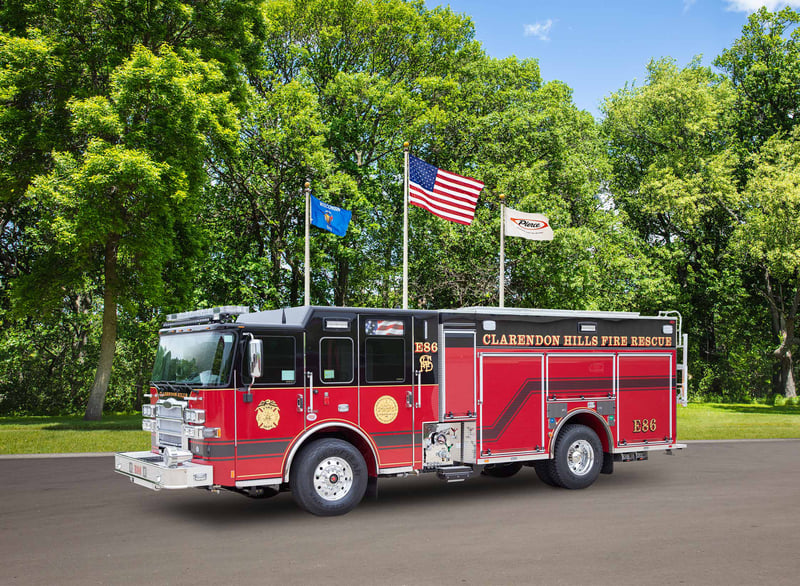 Clarendon Hills Fire Department - Pumper – Pumper | Pierce | Clarendon Hills, Illinois
