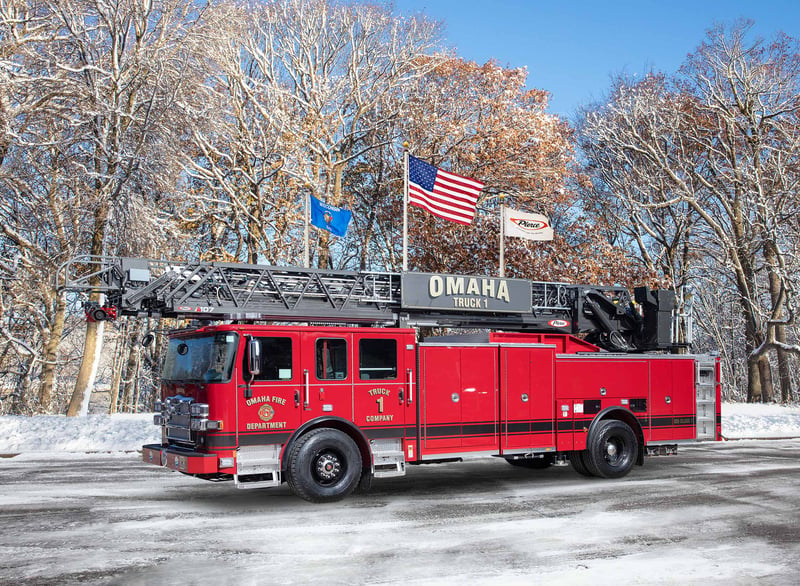 Omaha Fire Department - Aerial – Aerial | Pierce | Omaha, Nebraska
