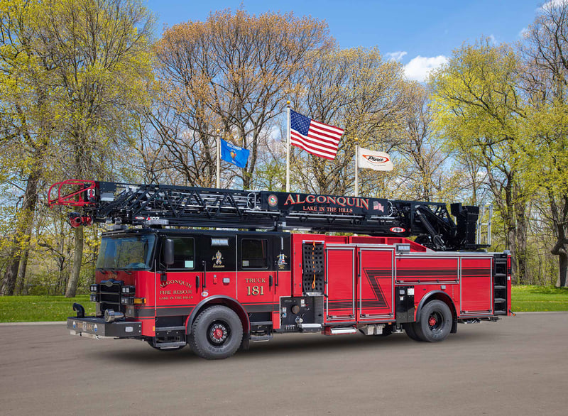 Algonquin-Lake in the Hills Fire Protection District - Aerial – Aerial | Pierce | Lake in the Hills, Illinois