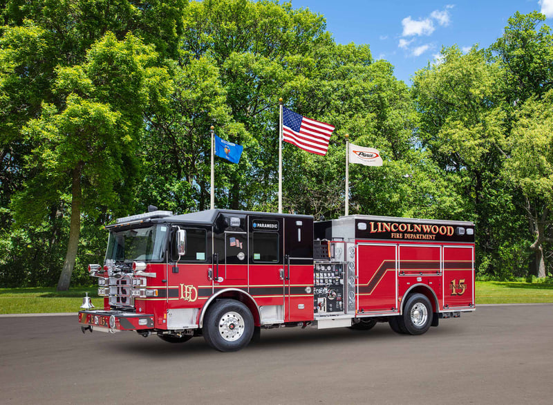 Lincolnwood Fire Department - Pumper – Pumper | Pierce | Lincolnwood, Illinois