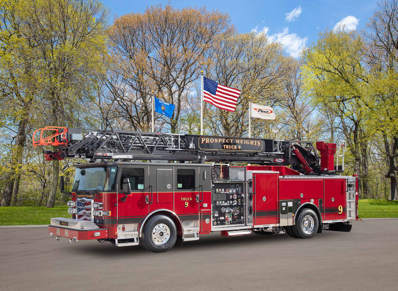 Prospect Heights Fire Protection District - Aerial – Aerial | Pierce | Prospect Height, Illinois