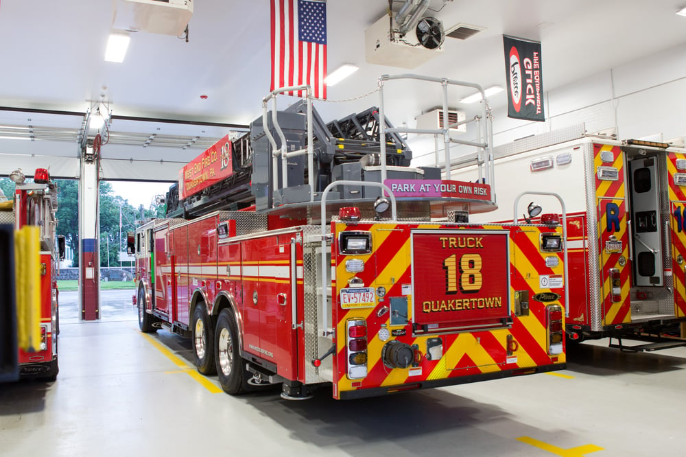 105' Heavy Duty Steel Aerial Ladder | Pierce Mfg