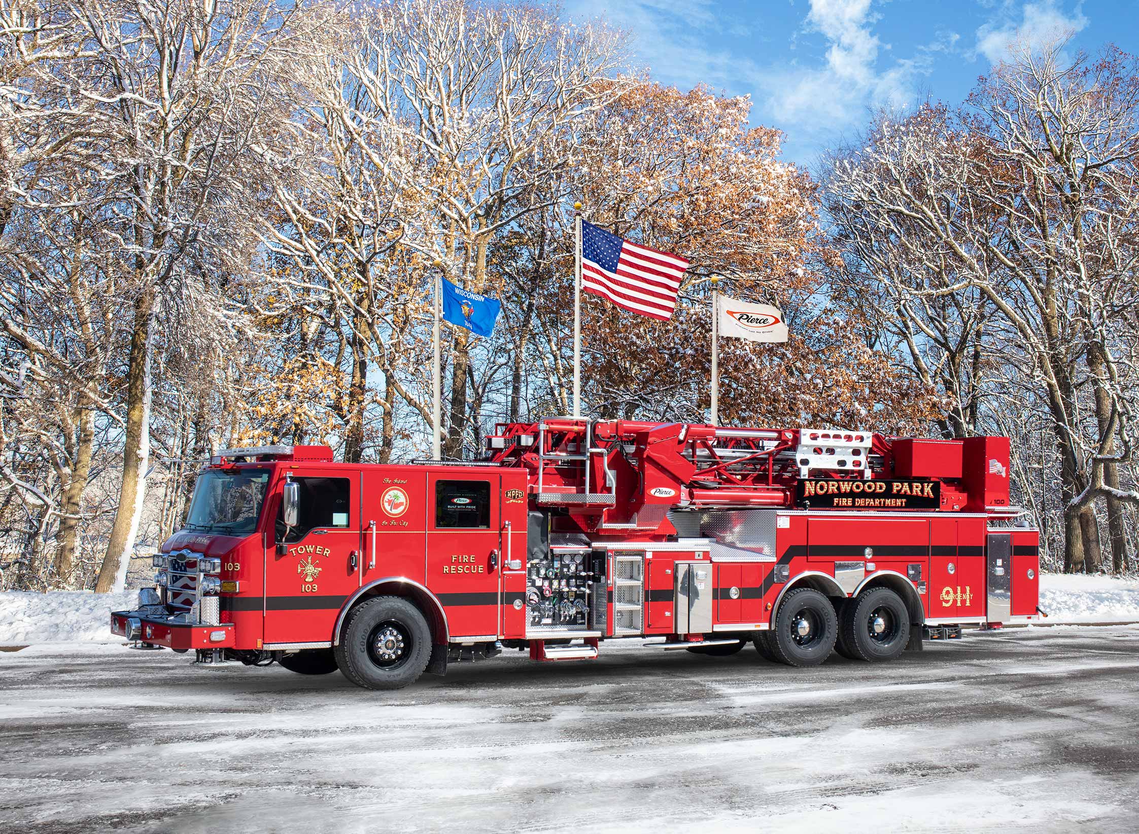 Norwood Park Fire Protection District Aerial
