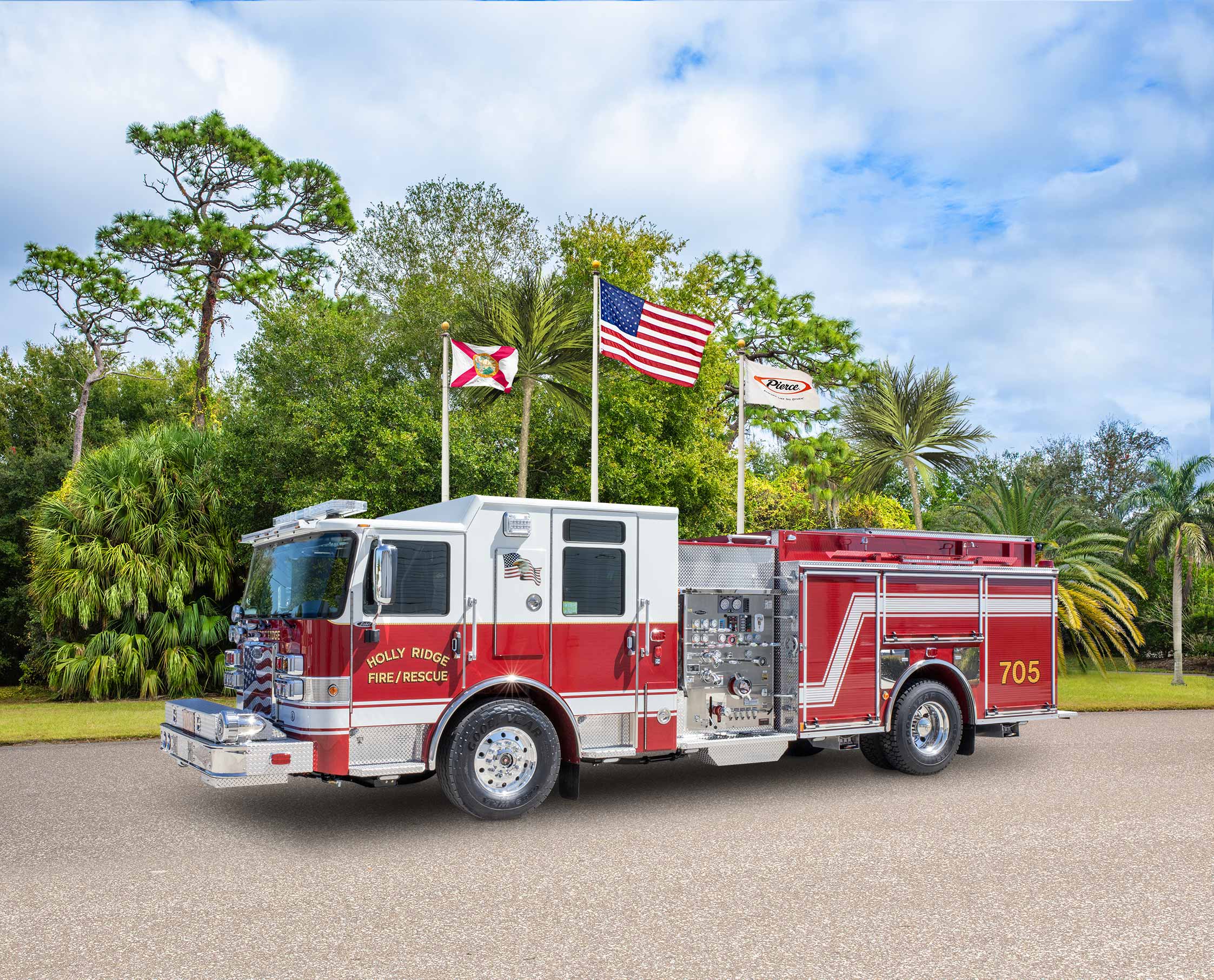 Holly Ridge Fire & Rescue Pumper