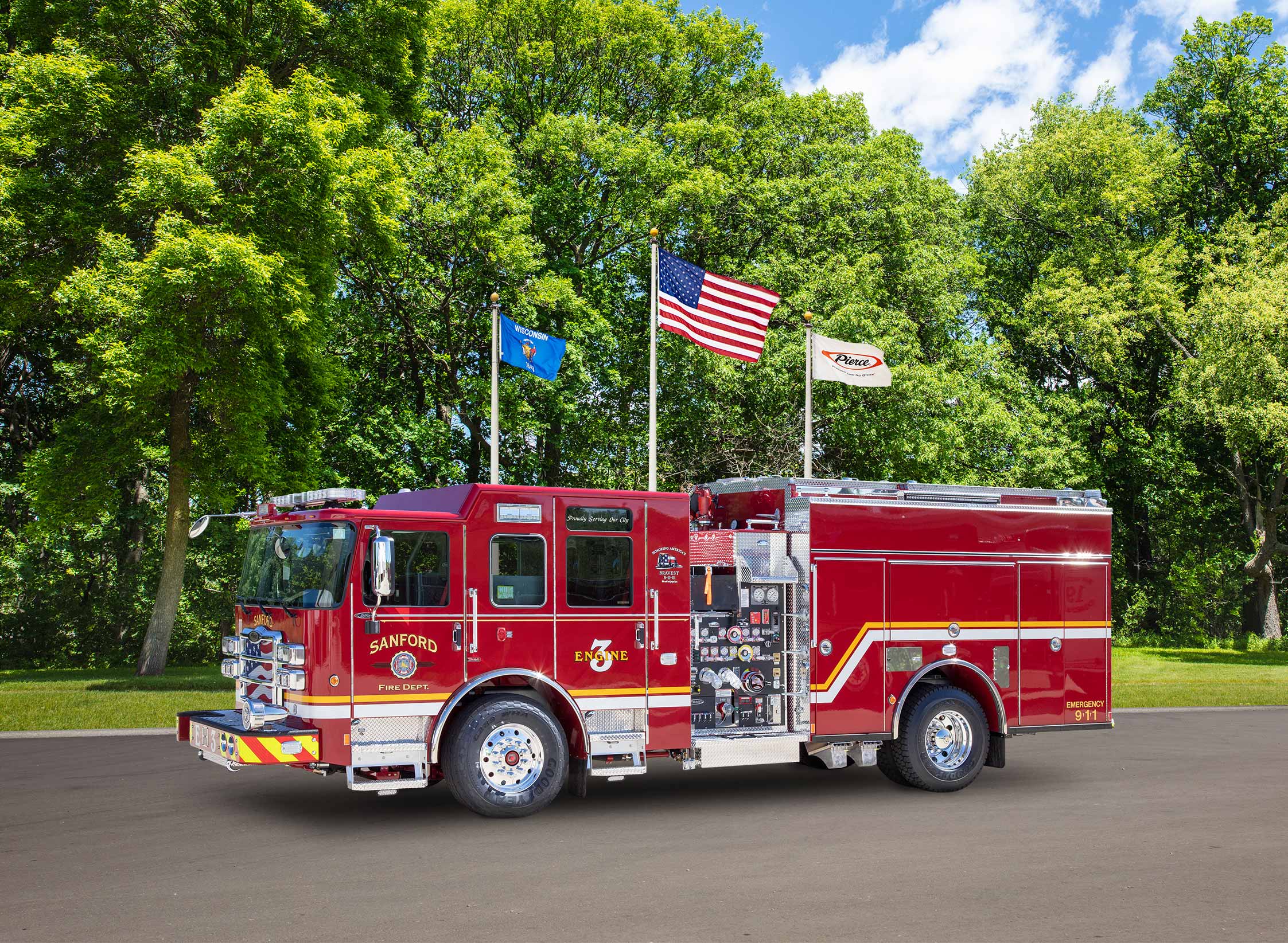 Enforcer Pumper delivered to Sanford Fire Department