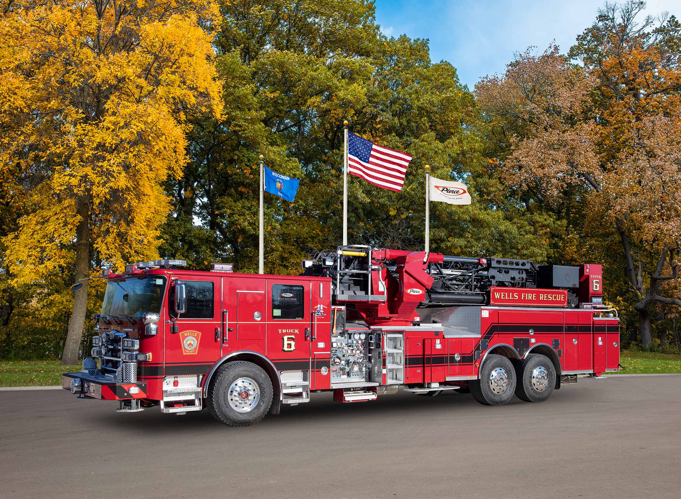 Enforcer Aerial delivered to Wells Fire Department