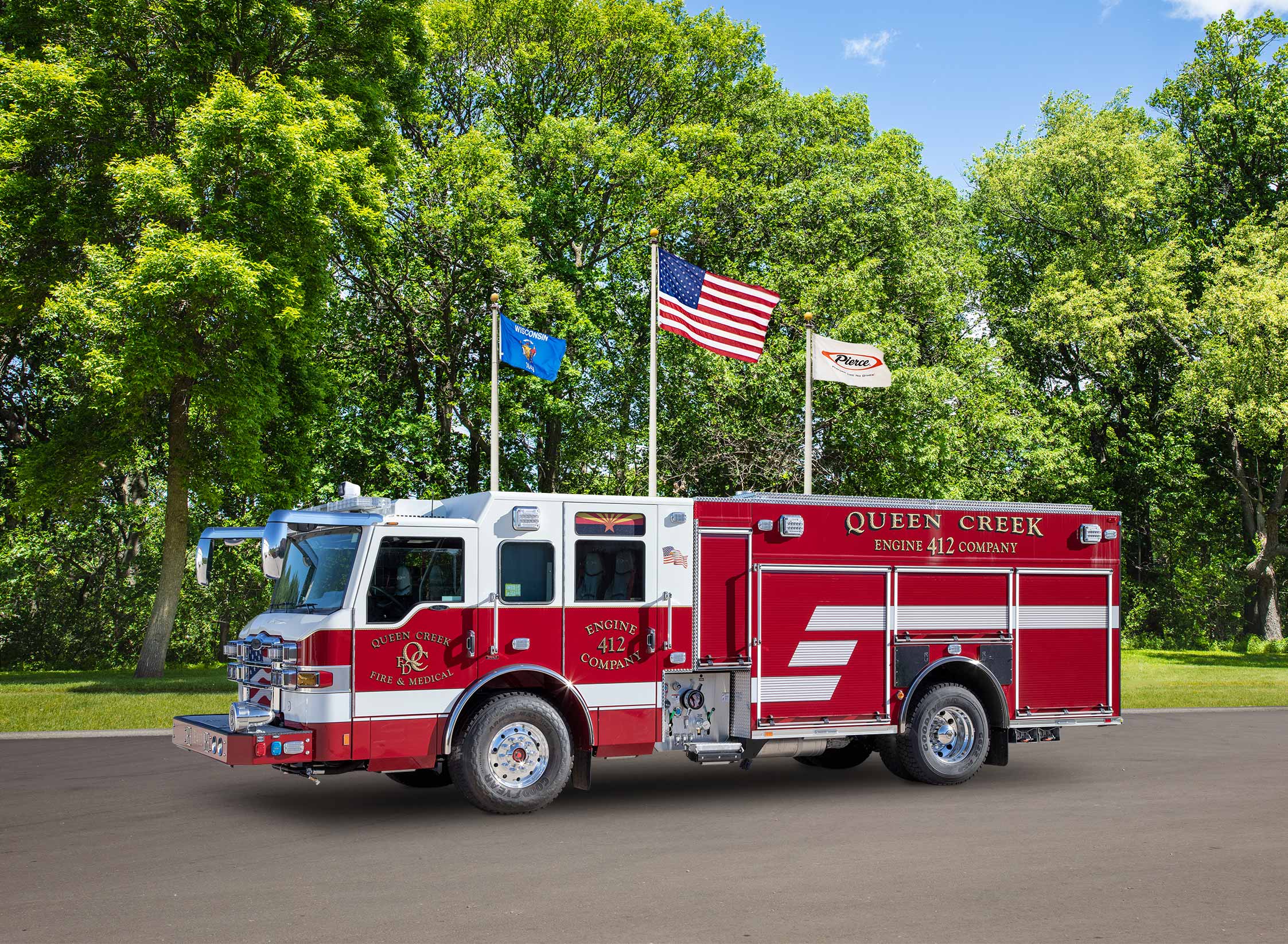 Queen Creek Fire Department Pumper