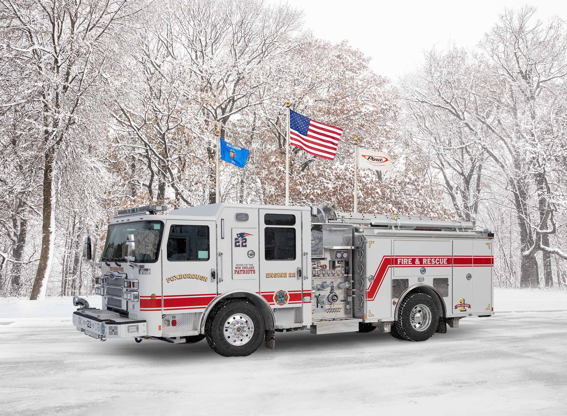 Enforcer Pumper delivered to Foxborough Fire Department