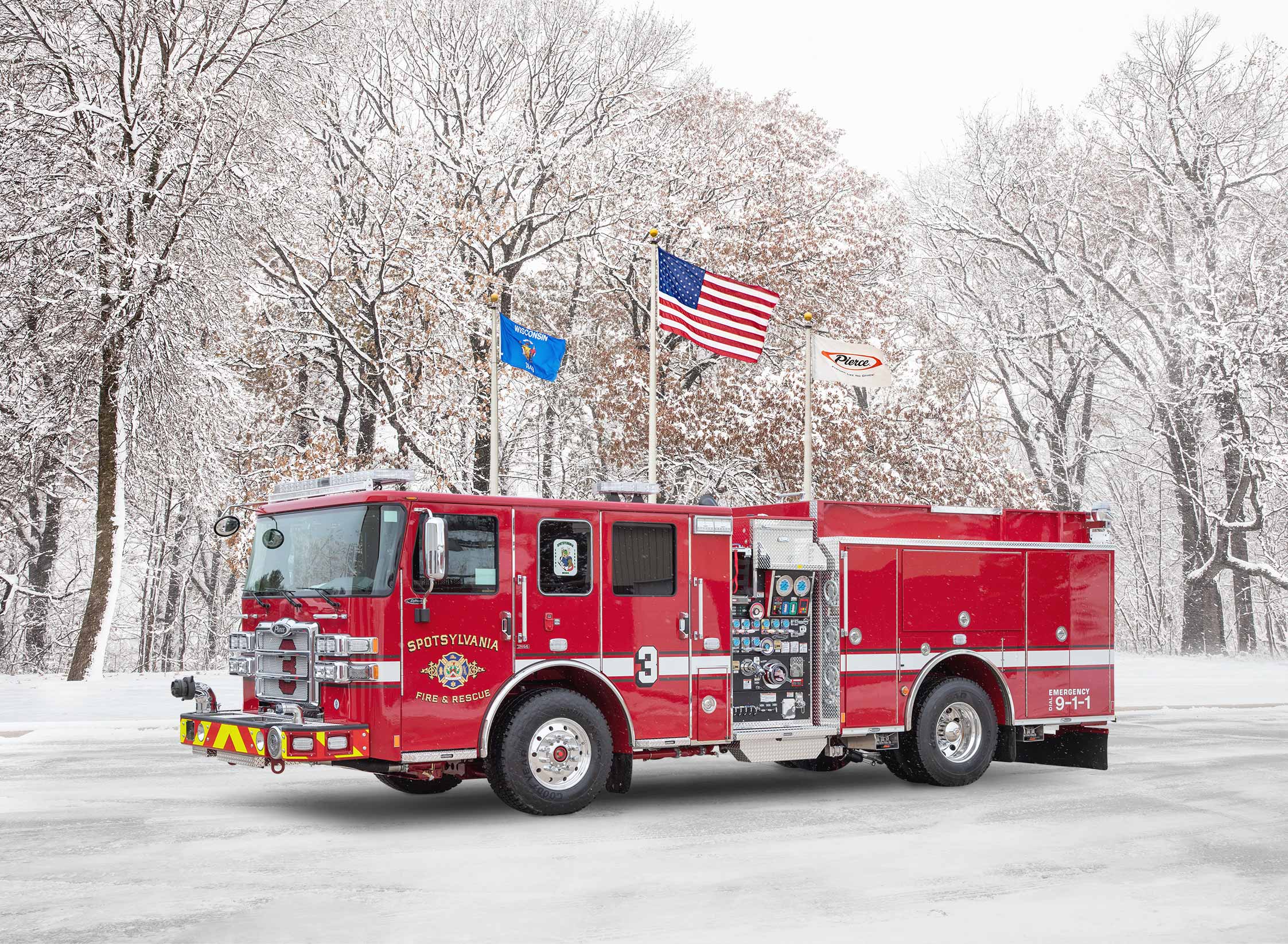 Spotsylvania Santa Fire Truck 2025 - Dolly Gabrila