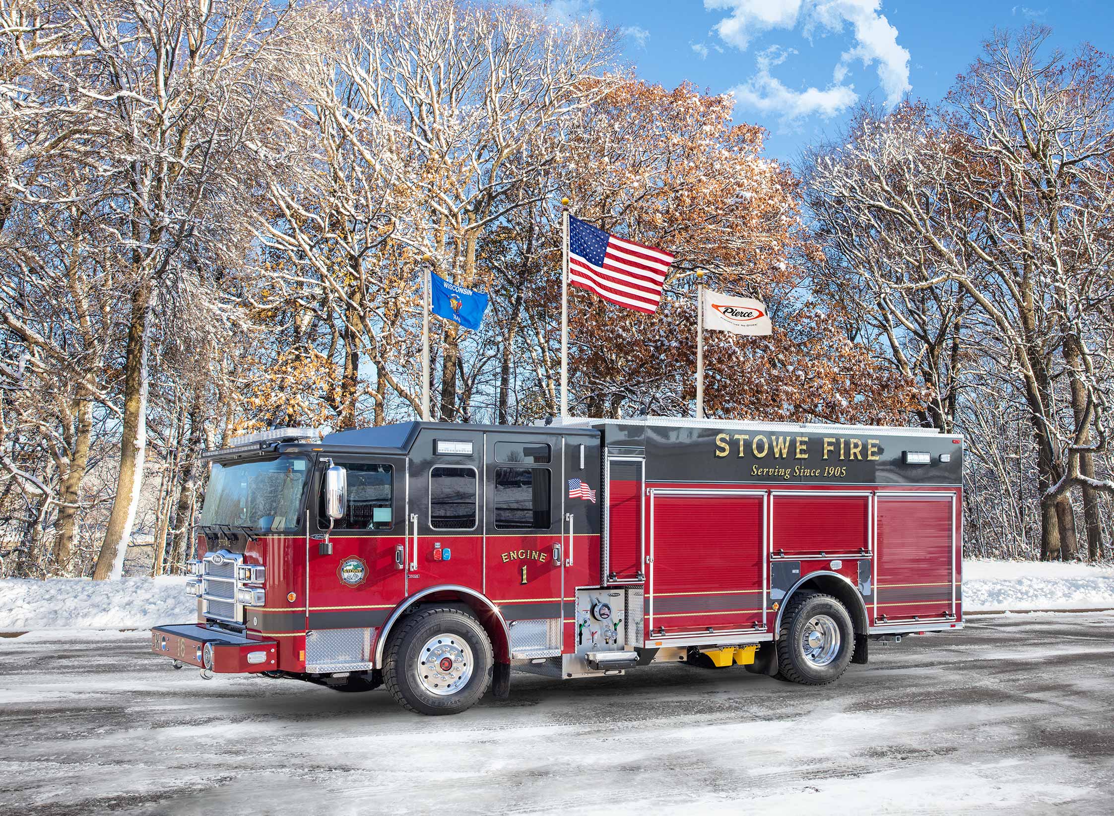 Enforcer Pumper delivered to Stowe Fire Department