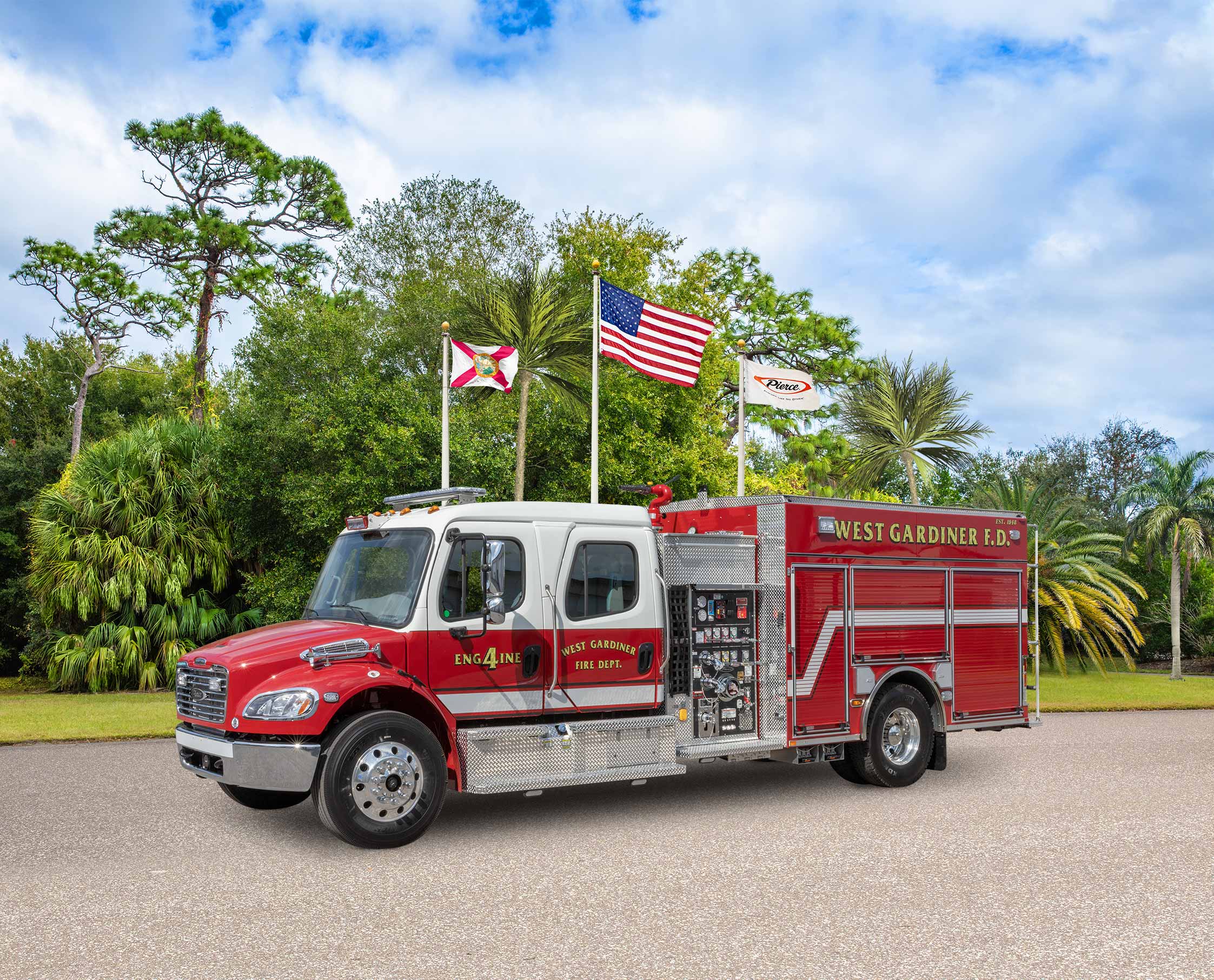 Freightliner Pumper delivered to West Gardiner Fire Department