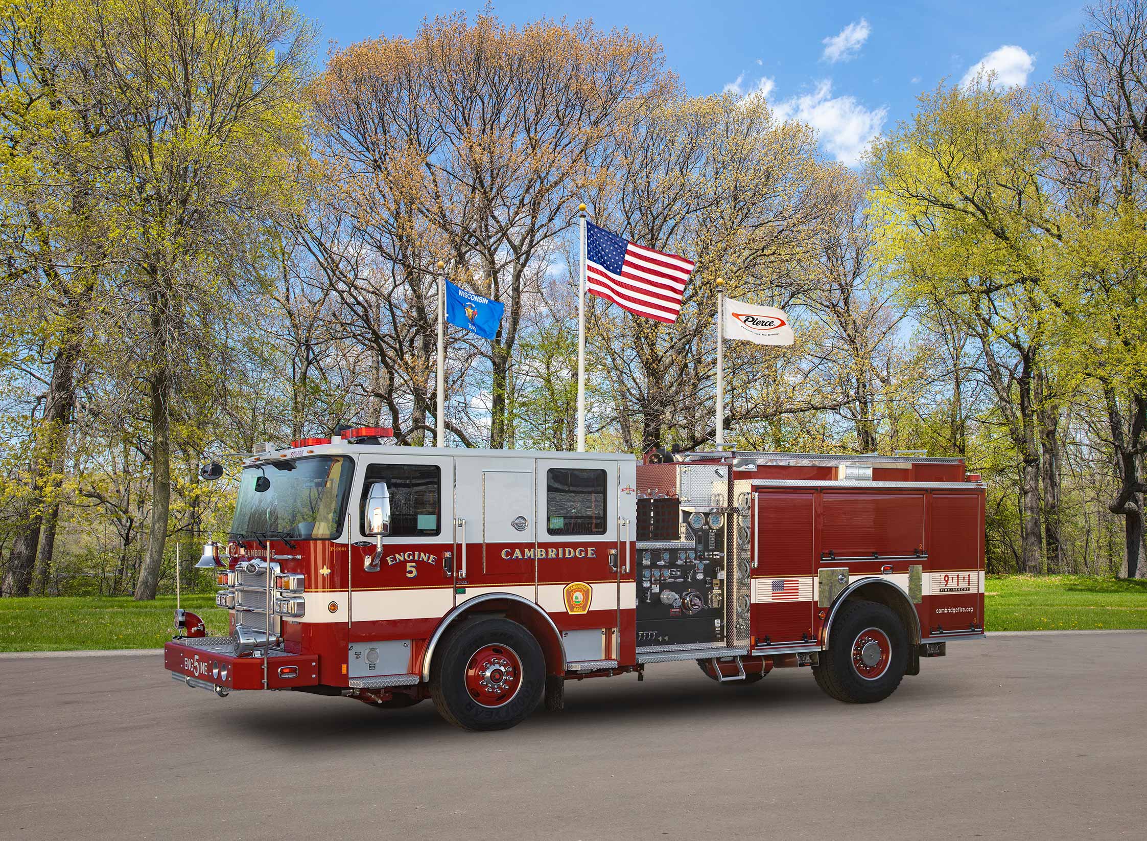 Enforcer Pumper delivered to Cambridge Fire Department