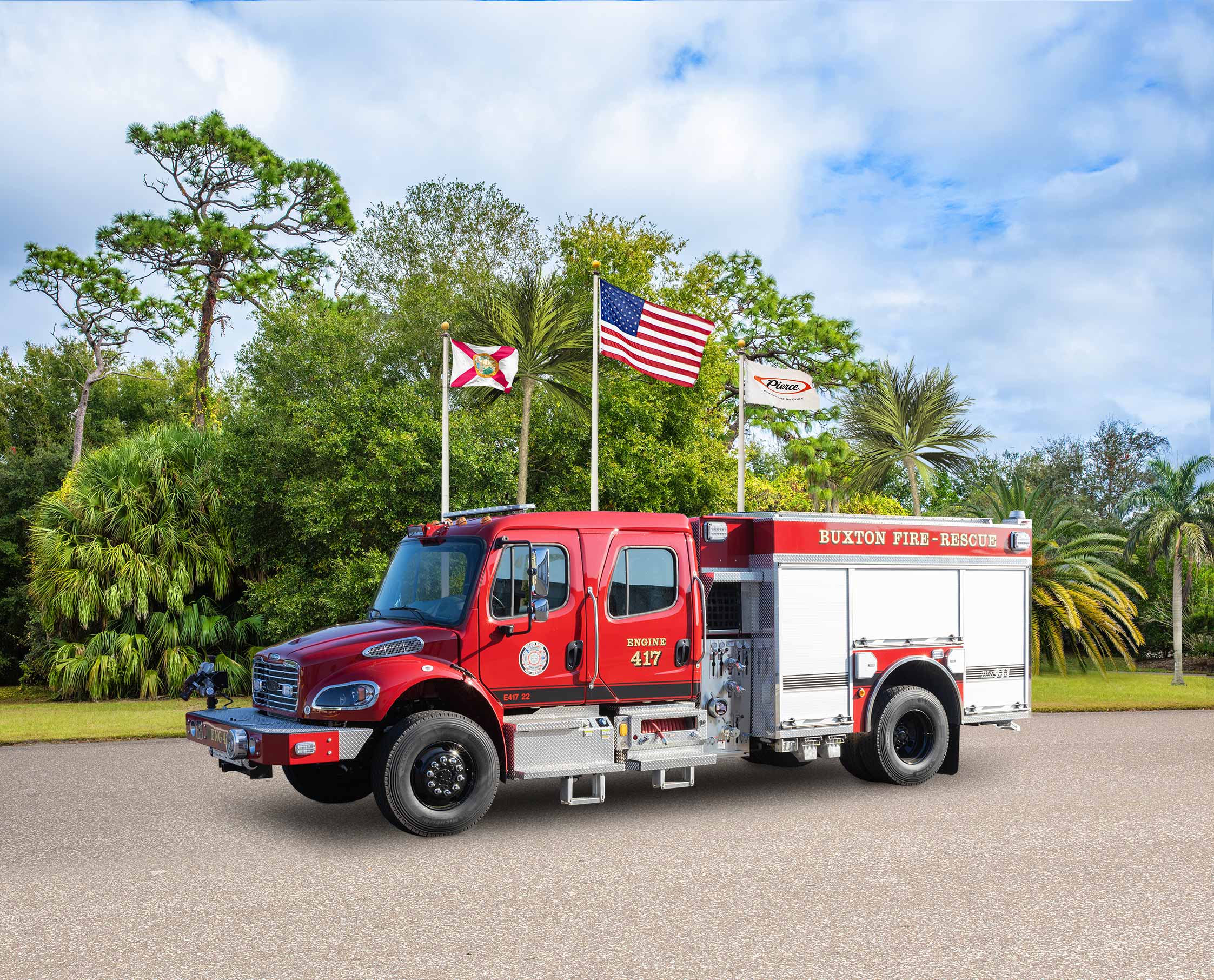 Freightliner Pumper delivered to Buxton Fire & Rescue