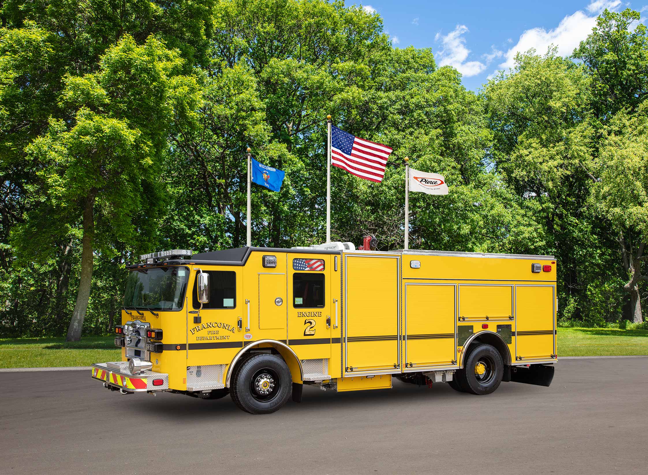Enforcer Pumper delivered to Franconia Fire Department