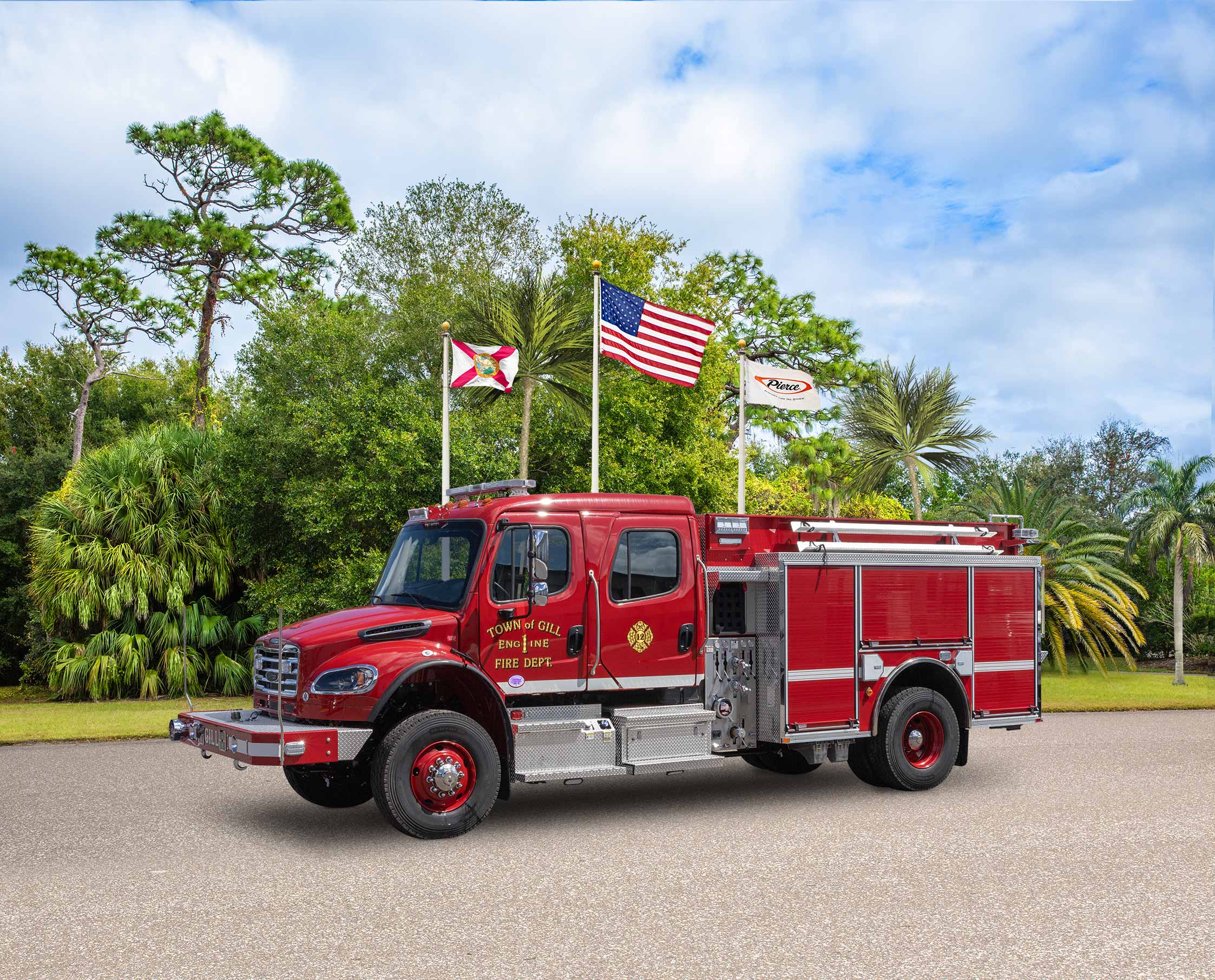 Freightliner Pumper delivered to Gill Fire Department