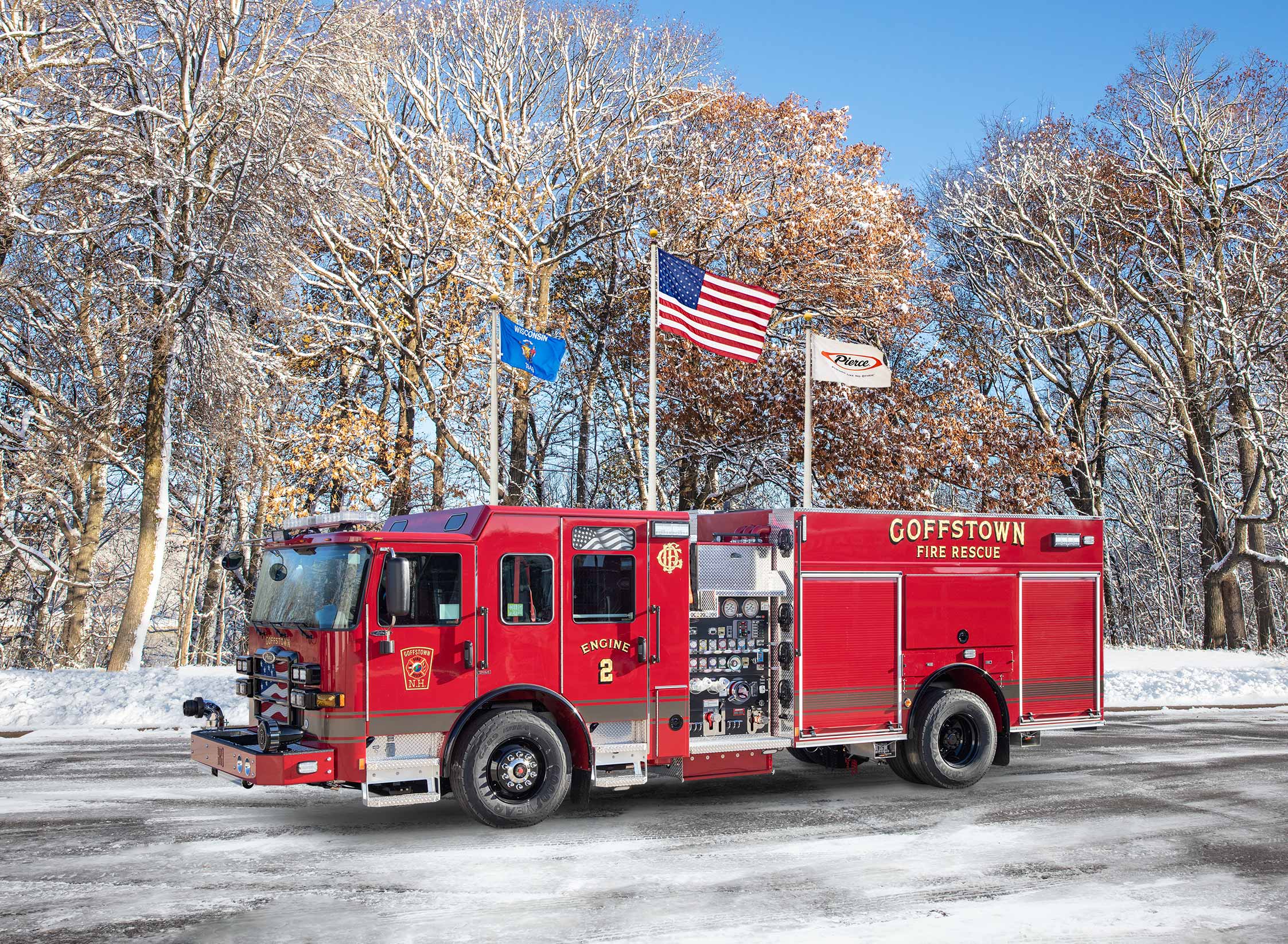 Enforcer Pumper delivered to Goffstown Fire Department