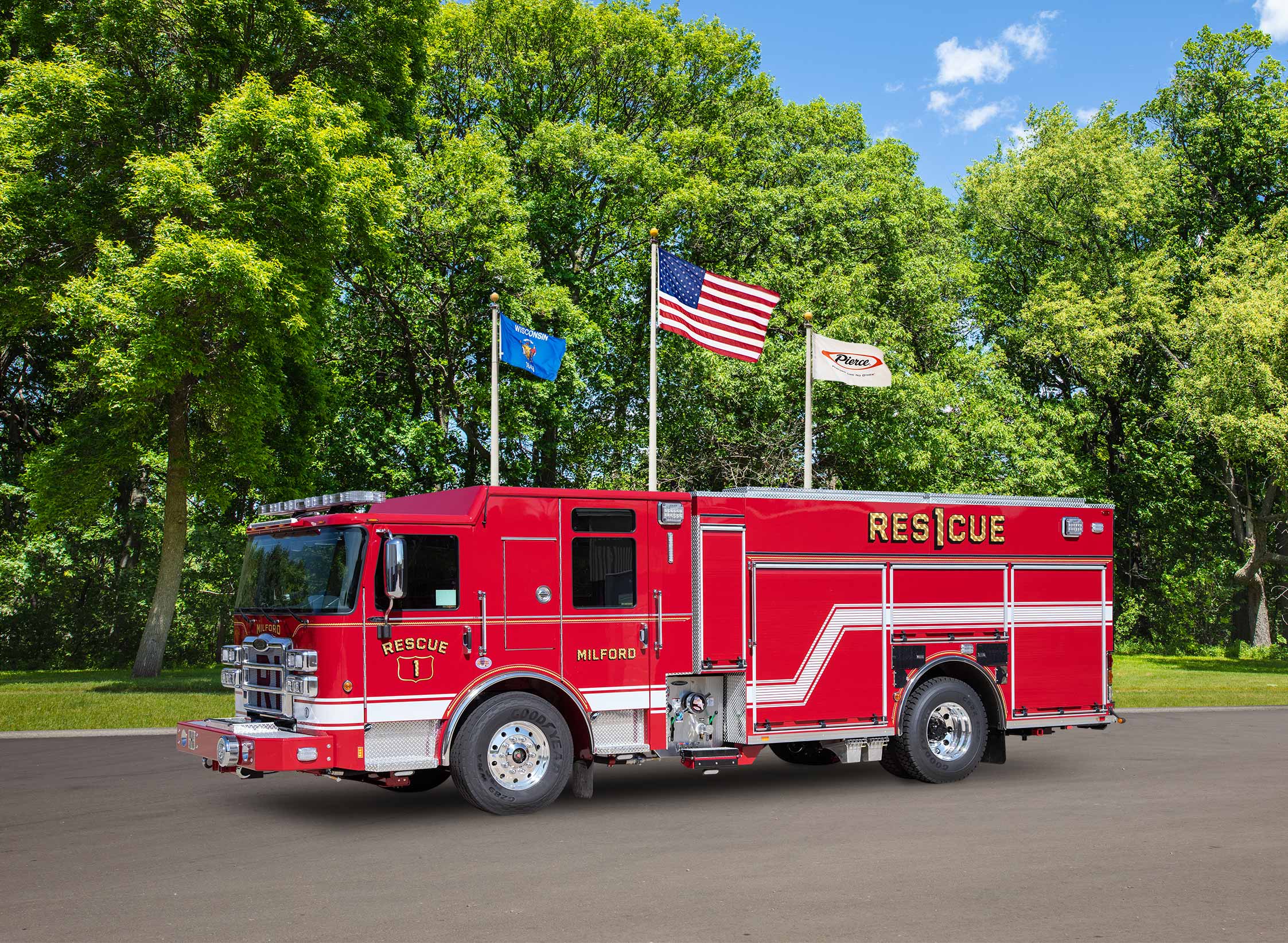 Enforcer Pumper delivered to Milford Fire Department