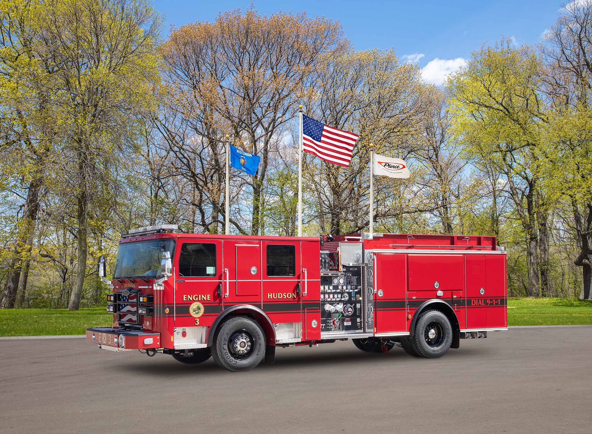 Enforcer Pumper delivered to Hudson Fire Department